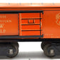 Marx Vintage O Scale Tinplate Orange Boxcar #46010 - RARE VG