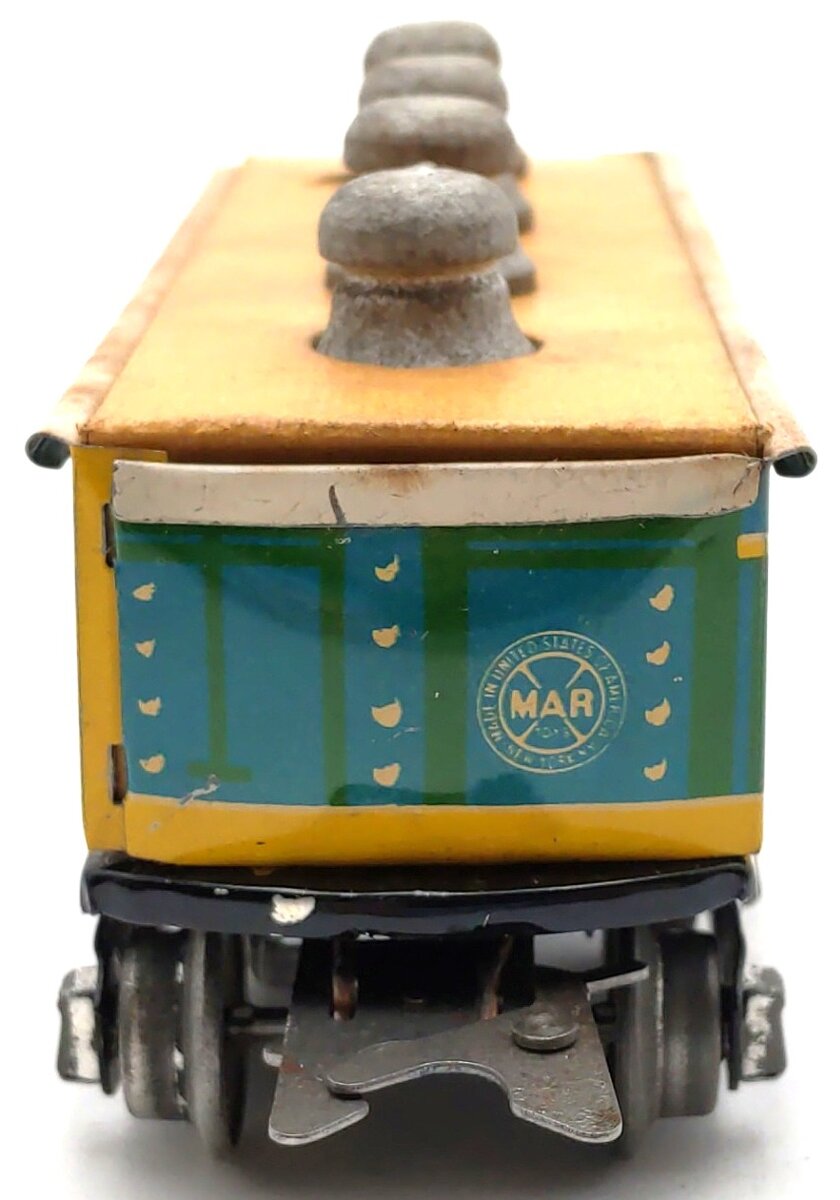 Marx 548 Vintage O C.R.I.&P. Lithographed Tinplate Gondola VG