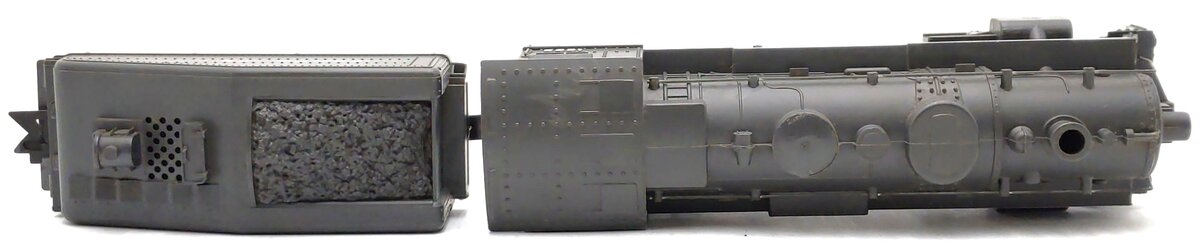 Marx 1666 Vintage O 2-4-2 Santa Fe Steam Locomotive & Tender VG