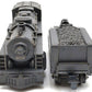 Marx 1666 Vintage O 2-4-2 Santa Fe Steam Locomotive & Tender VG