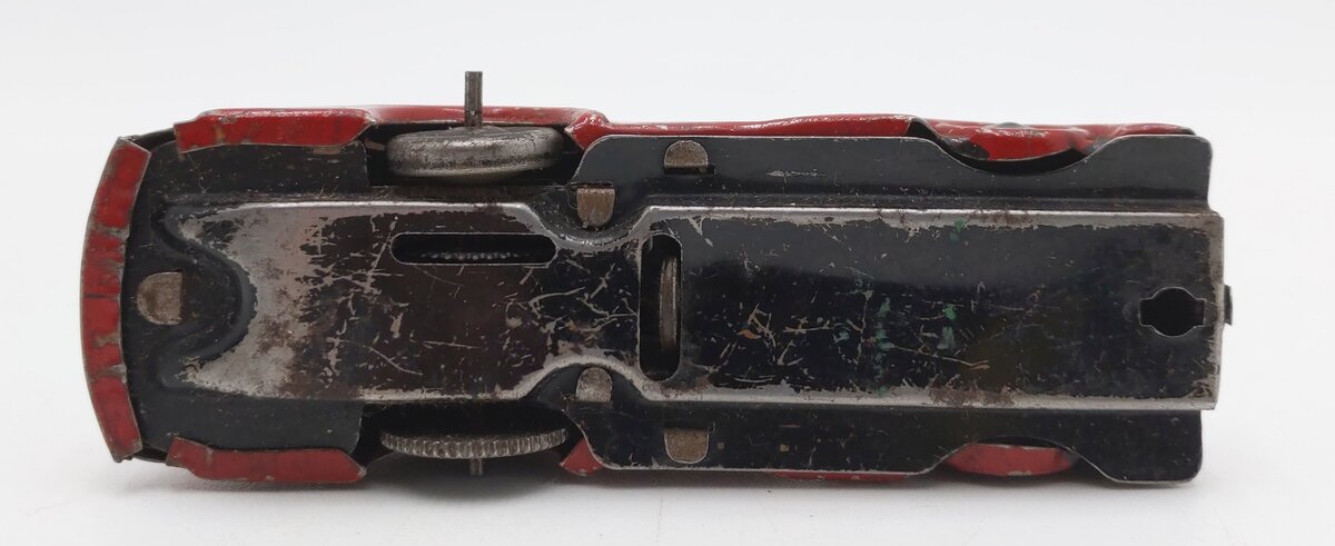 Marx 1930's Tin Plate Tricky Fire Chief Wind Up Car W/O Key VG
