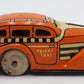Marx 1930 Orange Tricky Taxi Windup Up Car w/o Key VG