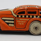 Marx 1930 Orange Tricky Taxi Windup Up Car w/o Key VG