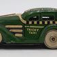 Marx 1930 Green Tricky Taxi Windup Up Car w/o Key VG