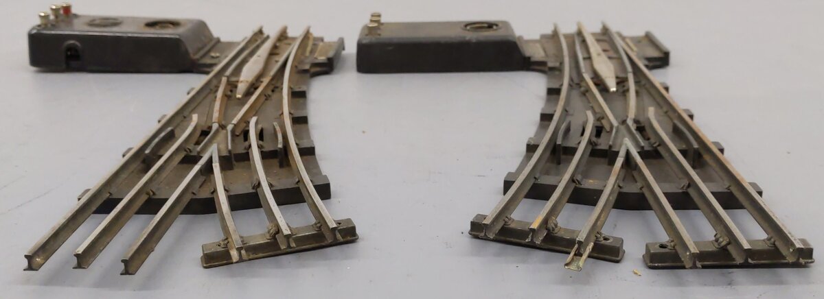 Lionel 731 Vintage O Prewar O72 T-Rail Remote Switch Pair VG