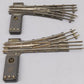 Lionel 731 Vintage O Prewar O72 T-Rail Remote Switch Pair VG