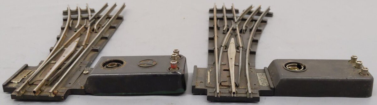 Lionel 731 Vintage O Prewar O72 T-Rail Remote Switch Pair VG