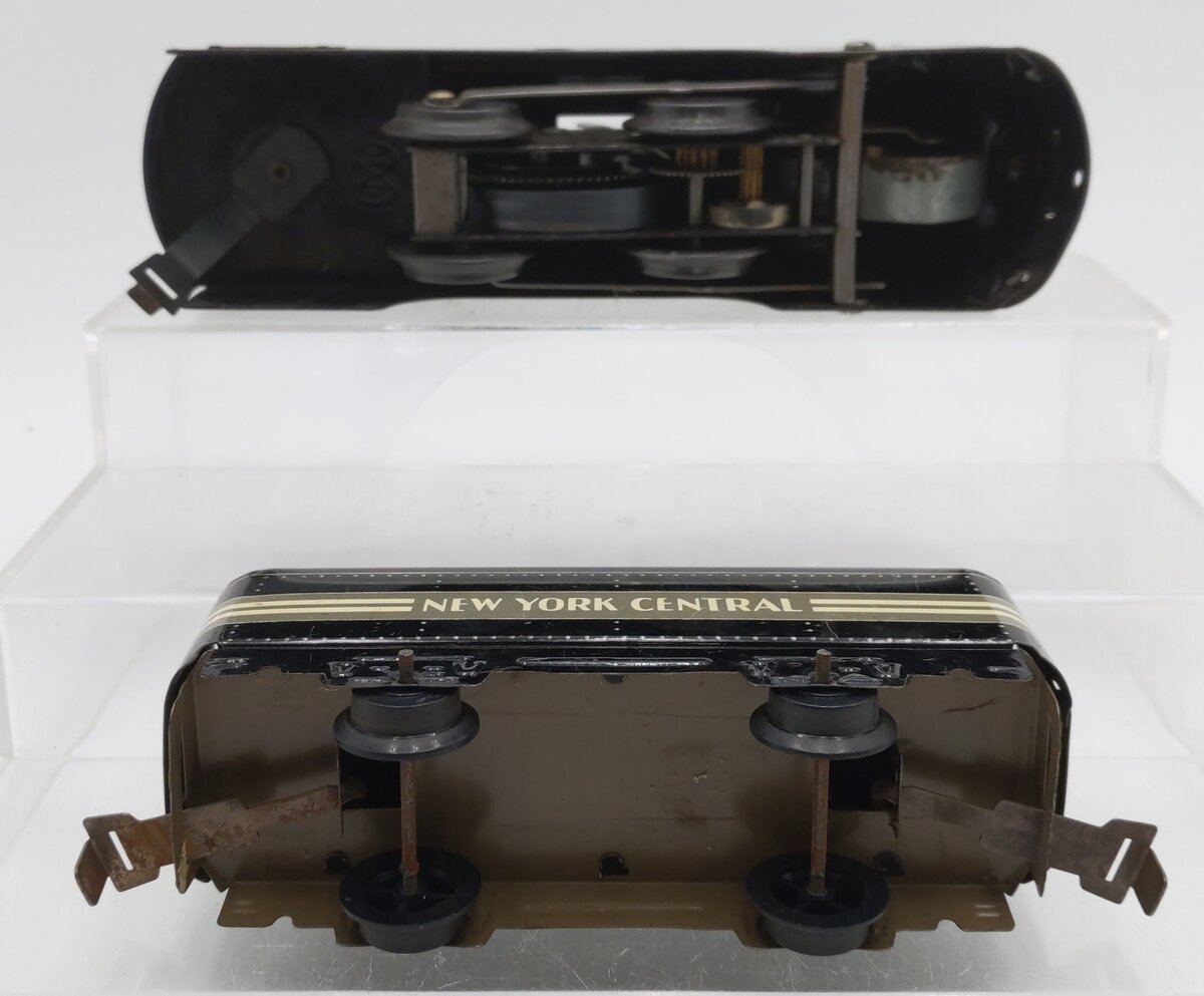 Marx O Prewar NYC 'The Mercury' Wind Up Tin Plate Steam Locomotive And Tender VG