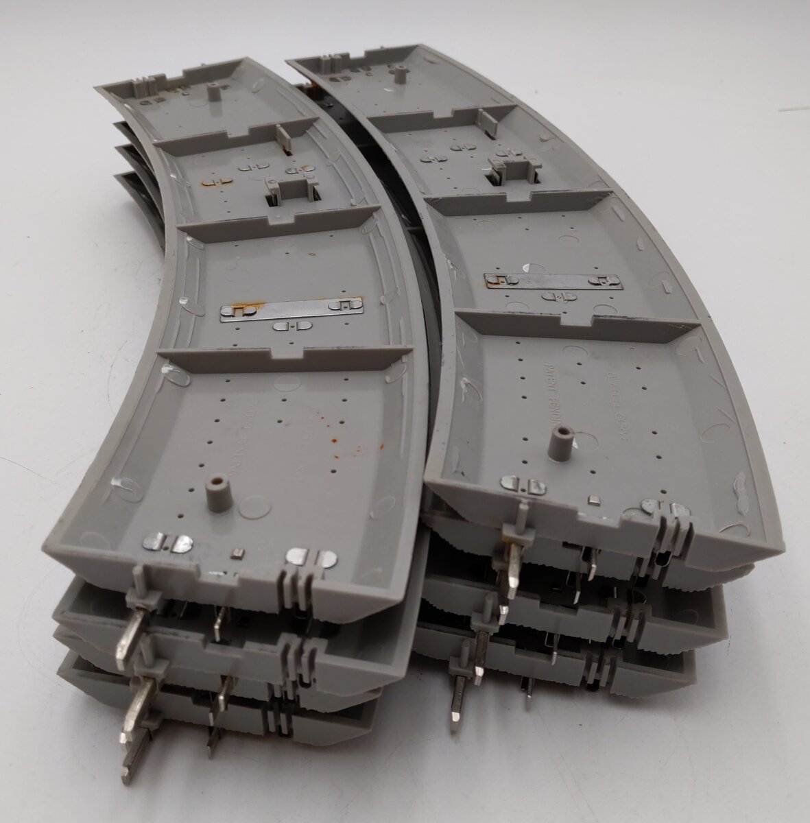 Lionel 6-12015 O FasTrack O36 45-Degree Curved Track (8)