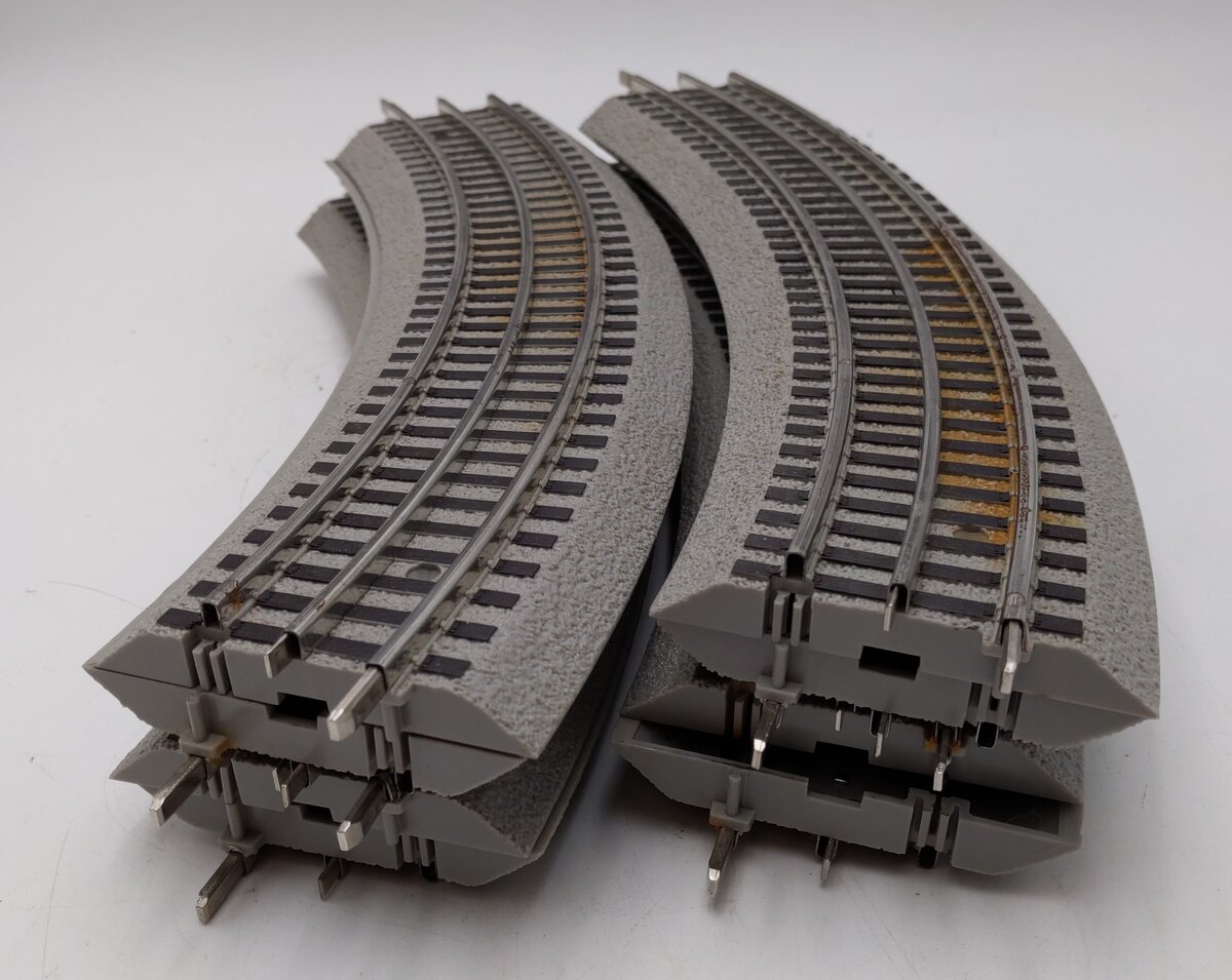 Lionel 6-12015 O FasTrack O36 45-Degree Curved Track (8)