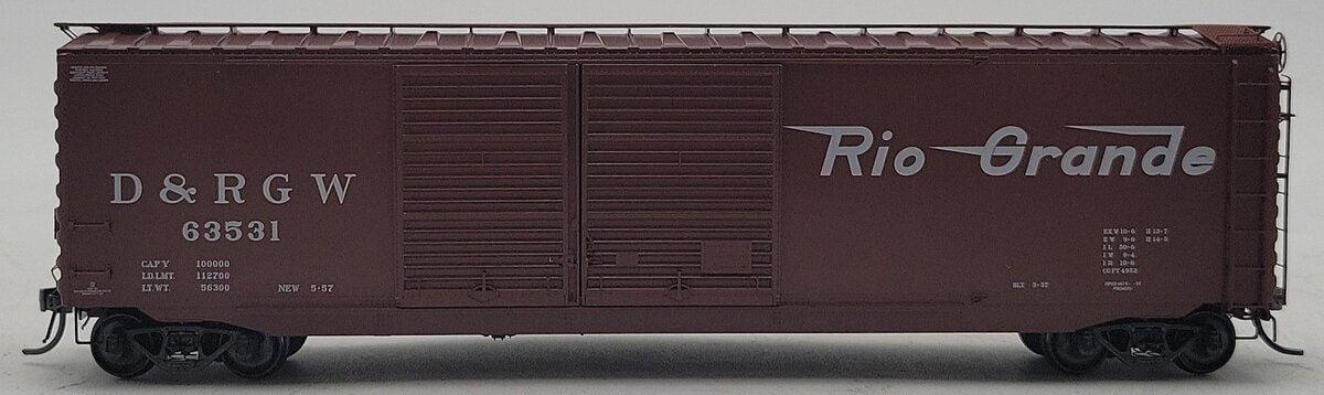 Kadee 6722 HO Scale D&RGW 50' PS-1 Boxcar #63531 LN/Box