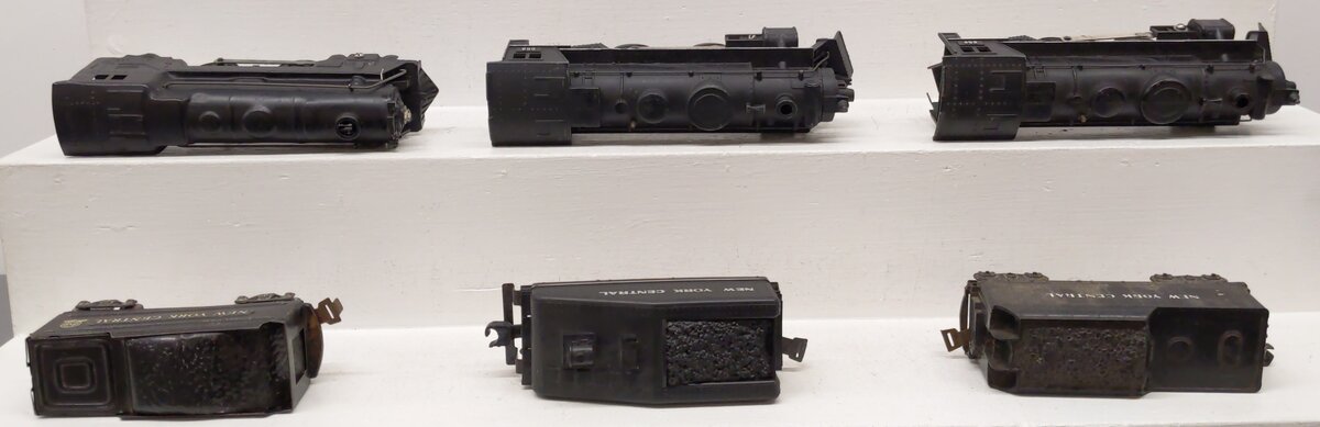 Marx O Gauge Prewar NYC Steam Locomotives And Tenders #666,666,595 [6] VG