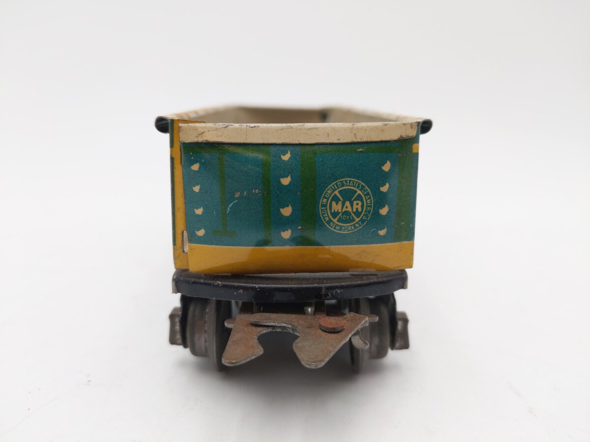 Marx 548 Vintage O C.R.I.&P. Lithographed Tinplate Gondola VG