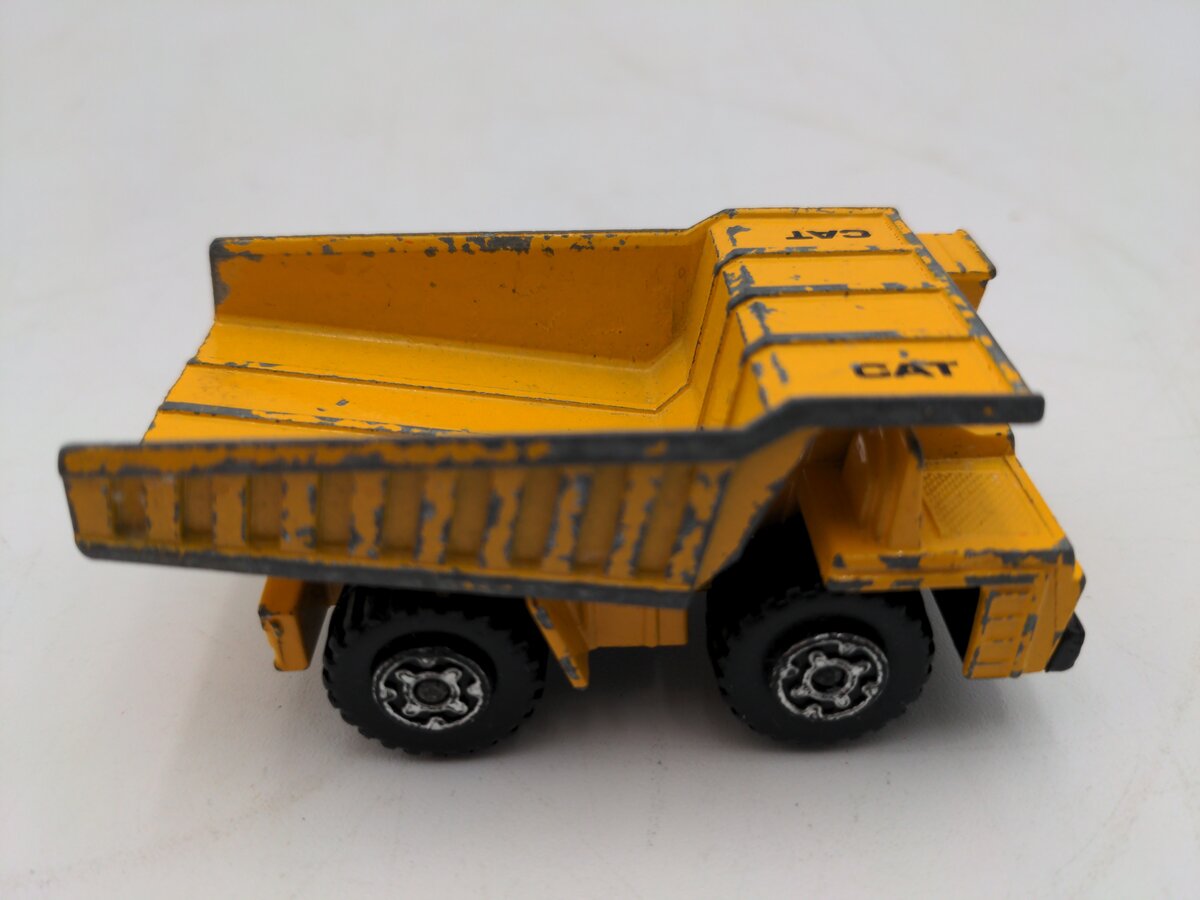 Matchbox 58 Cat Faun Diecast Dump Truck VG