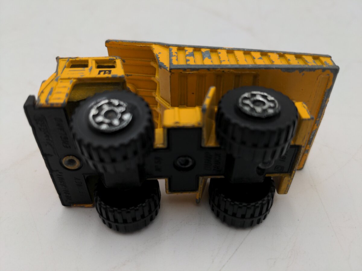 Matchbox 58 Cat Faun Diecast Dump Truck VG