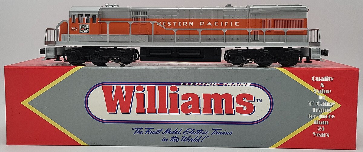 Williams CAB757 O Western Pacific U33C Diesel Locomotive #757 EX/Box