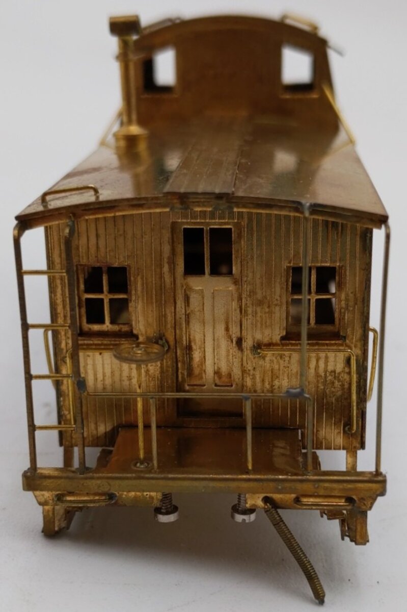 Trains Inc. HO Scale BRASS Pennsylvania Railroad Wood Caboose VG/Box