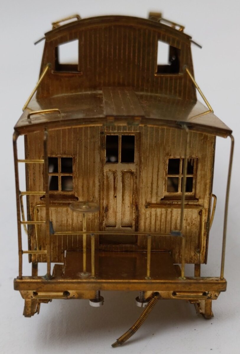 Trains Inc. HO Scale BRASS Pennsylvania Railroad Wood Caboose VG/Box