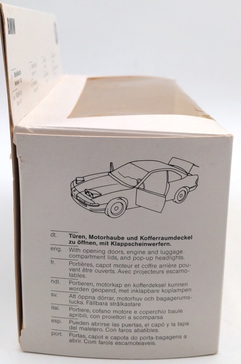 Schabak Modell 1630 1:24 Scale Diecast BMW 850i LN/Box