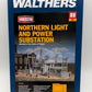 Walthers 933-3025 HO Scale CornerStone Northern Light & Power Substation Kit LN/Box