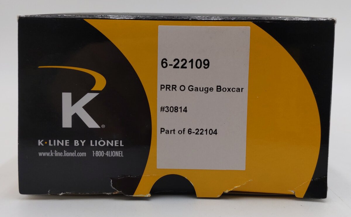 K-Line 6-22109 O Gauge Pennsylvania Box Car #30814 VG/Box