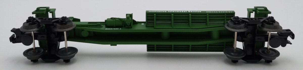 Lionel 6-52042 O BN TTUX Flatcar with Trailer (One Flatcar & Trailer) #637500 EX