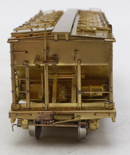 Rail Works R-132 HO Scale BRASS PRR 2-Bay Hopper Car -Unpainted VG/Box