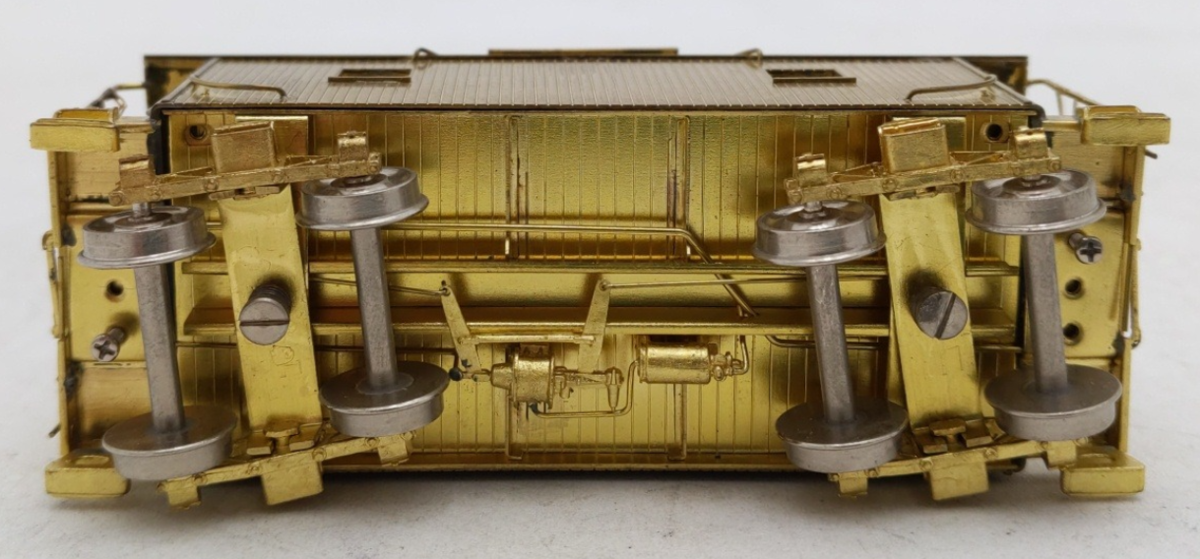 Rail Works HO Brass PRR 8-Wheel Dive NDa-Caboose - Unpainted EX/Box