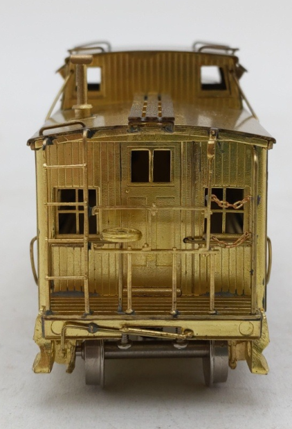 Rail Works HO Brass PRR 8-Wheel Dive NDa-Caboose - Unpainted EX/Box