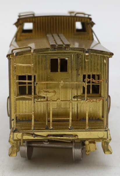 Rail Works HO Brass PRR 8-Wheel Dive NDa-Caboose - Unpainted EX/Box
