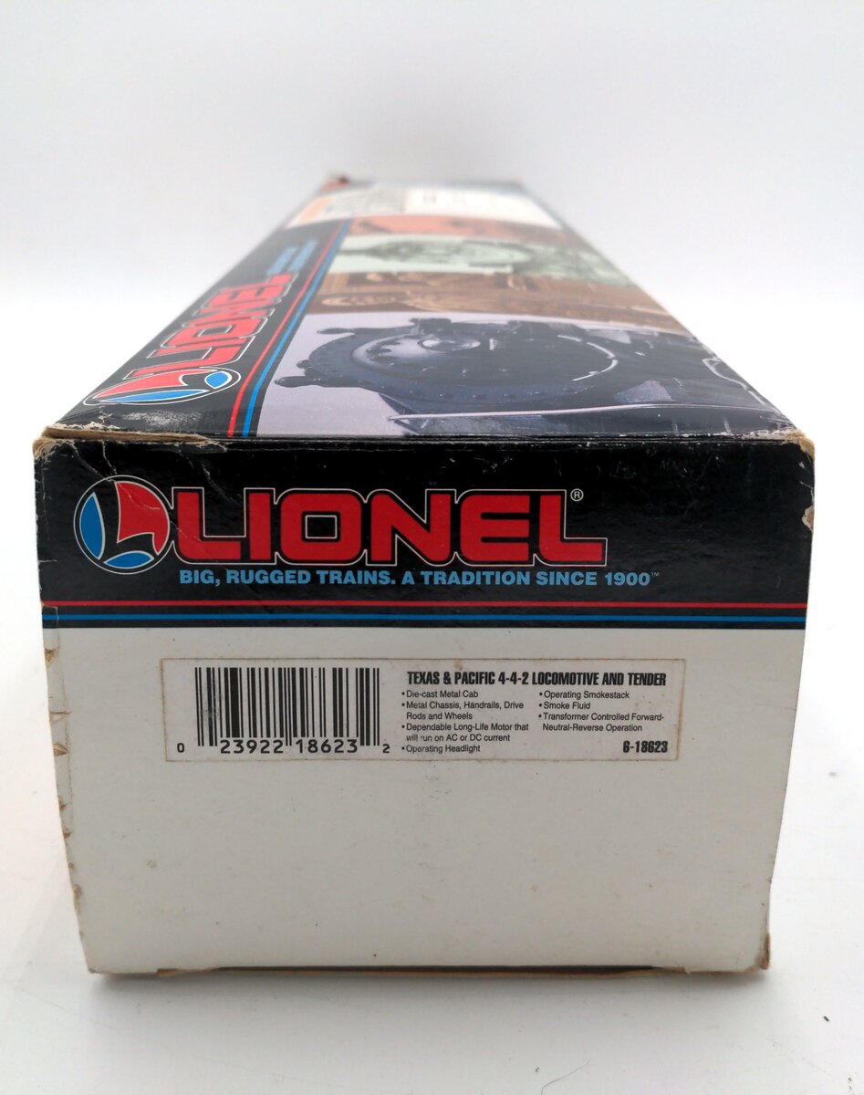 Lionel 6-18623 Texas & Pacific 4-4-2 Steam Locomotive & Tender #8623 VG/Box