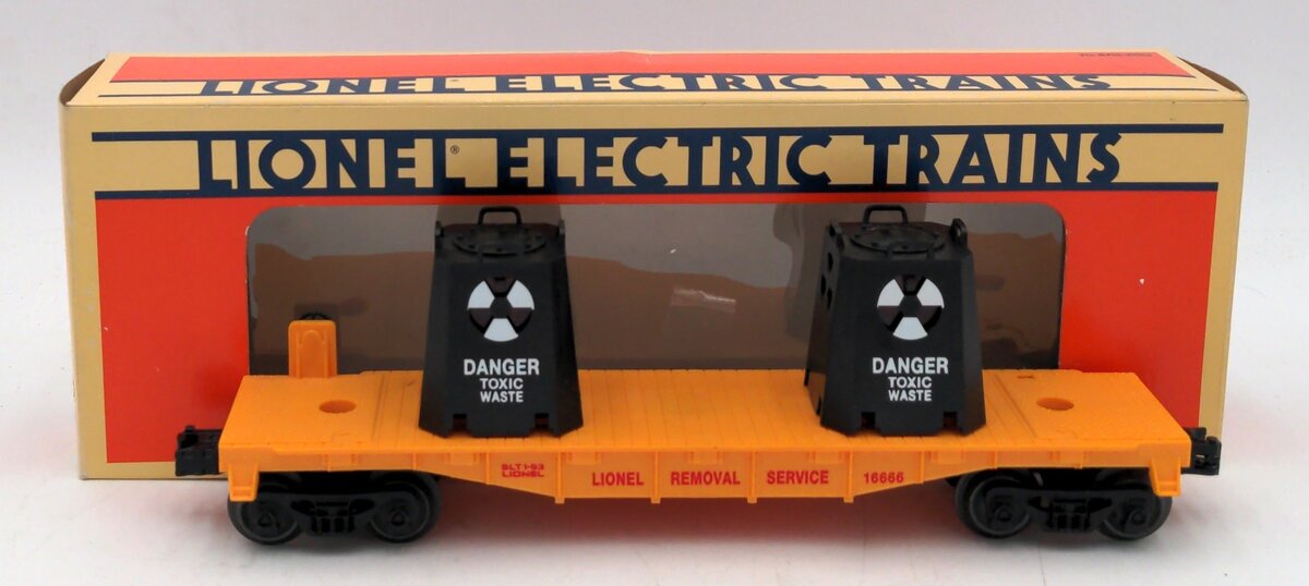 Lionel 6-16666 O Gauge Lionel Toxic Waste Car VG/Box