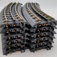 MTH 40-1042 O Gauge RealTrax O42 Curved Solid Rail Track Sections (12) EX