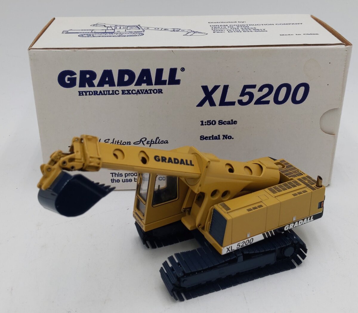 Gradall 1:50 Scale Diecast Gradall XL5200 Hydraulic Excavator LN/Box
