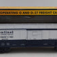 MTH 30-79379 O B&O Operating Boxcar w/Signal Man LN/Box