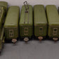 Marx O Gauge Pre-War Olive Drab Army and Passenger Cars; 897, 952, [6] VG