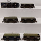 Marx O Gauge Pre-War Olive Drab Army and Passenger Cars; 897, 952, [6] VG