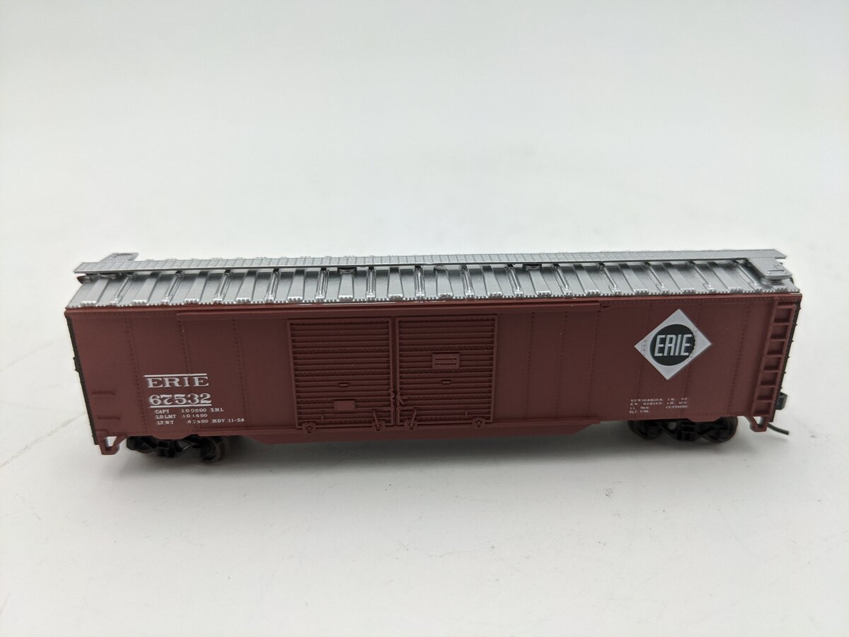 Atlas 36418A N Scale Erie 50' Double Door Boxcar #67532 LN/Box