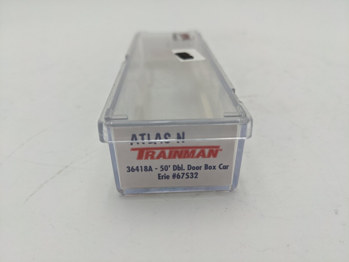 Atlas 36418A N Scale Erie 50' Double Door Boxcar #67532 LN/Box