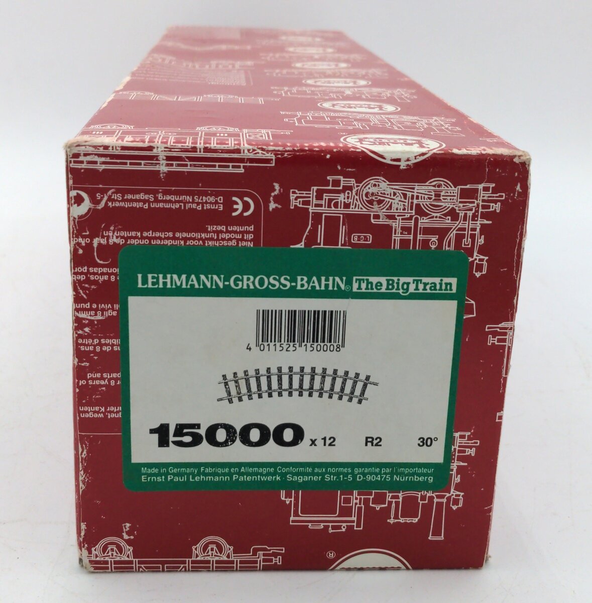 LGB 15000 Wide Radius Curved Track (Pack of 9) VG/Box