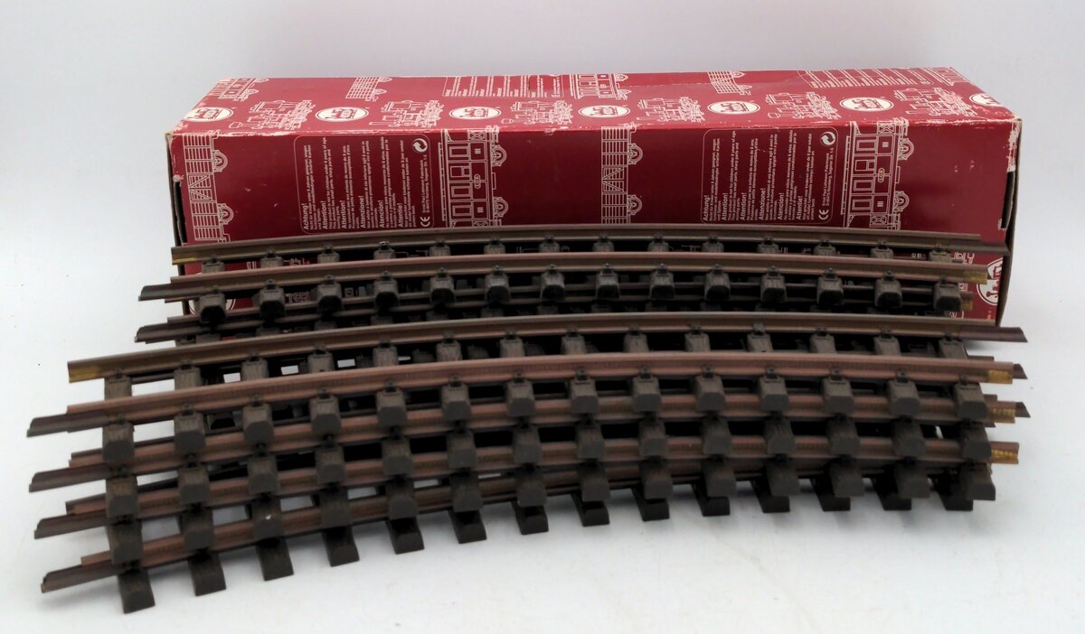 LGB 15000 Wide Radius Curved Track (Pack of 9) VG/Box