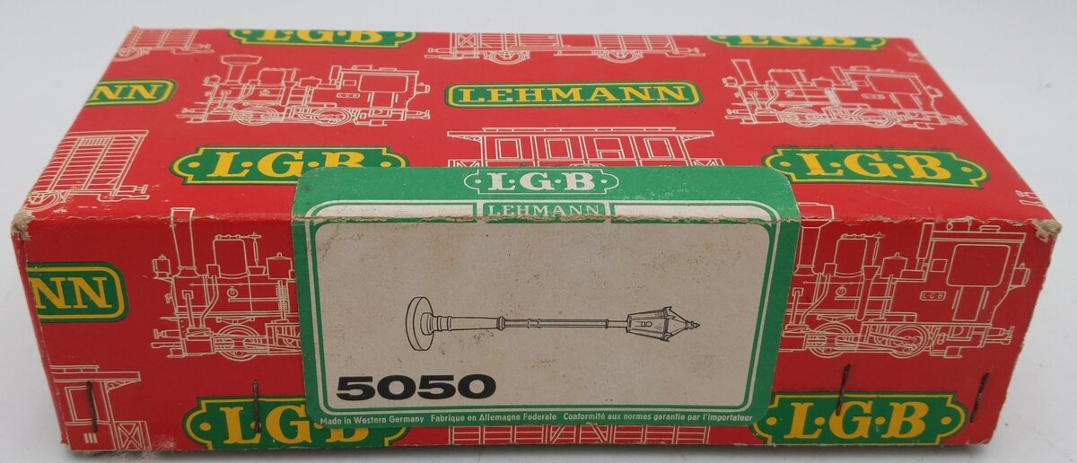 LGB 5050 G Scale Nostalgic Street Lantern Post 14 - 18 Volt EX/Box
