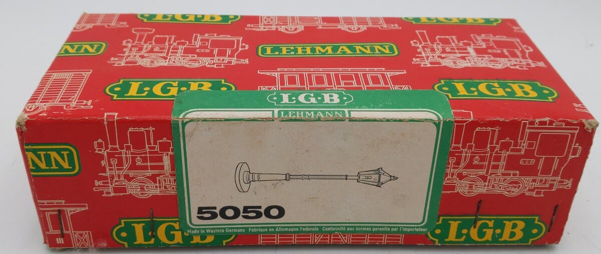 LGB 5050 G Scale Nostalgic Street Lantern Post 14 - 18 Volt EX/Box