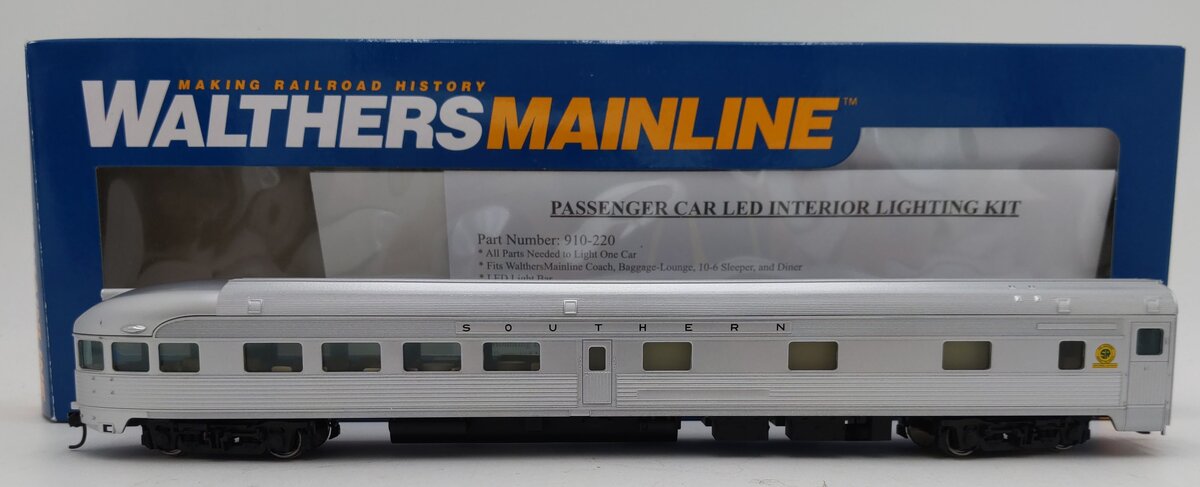 Walthers 910-30362 HO Southern Railway 85' Budd Observation Car LN/Box