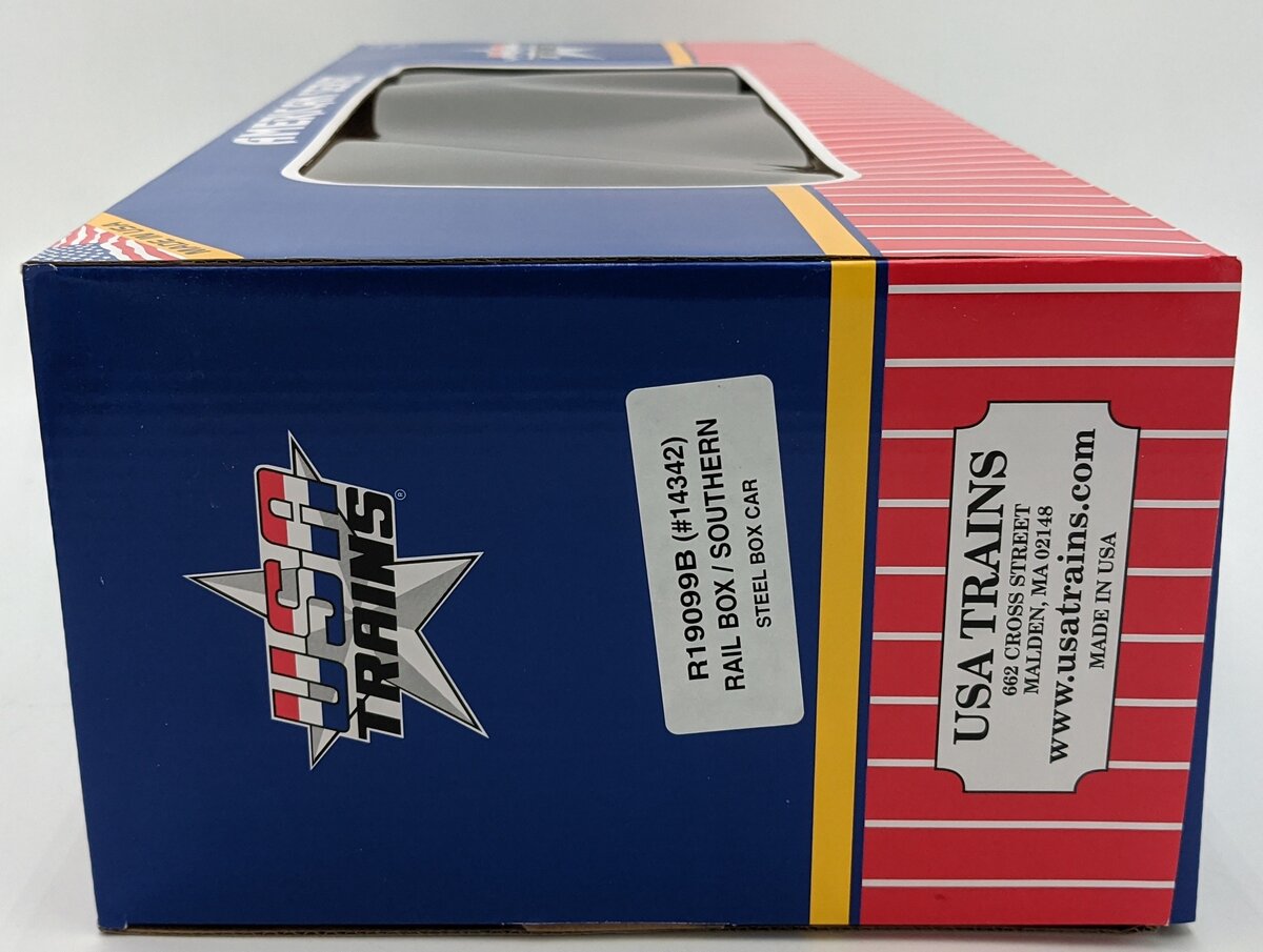 USA Trains R19099B G Rail Box/Southern Simulated Wood Box Car #14342 NIB