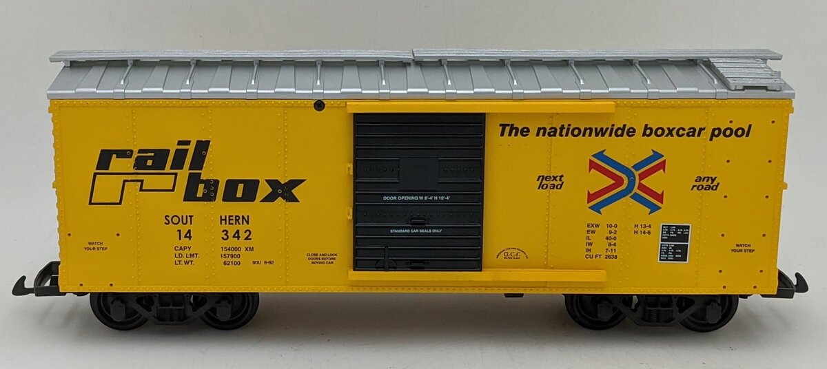 USA Trains R19099B G Rail Box/Southern Simulated Wood Box Car #14342 NIB