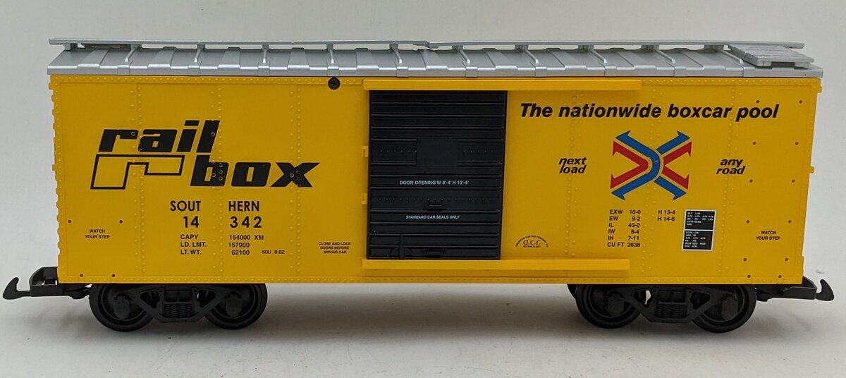 USA Trains R19099B G Rail Box/Southern Simulated Wood Box Car #14342 NIB
