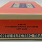 Lionel 6-65167 O27 42" Left Hand Remote Control Switch Turnout VG/Box