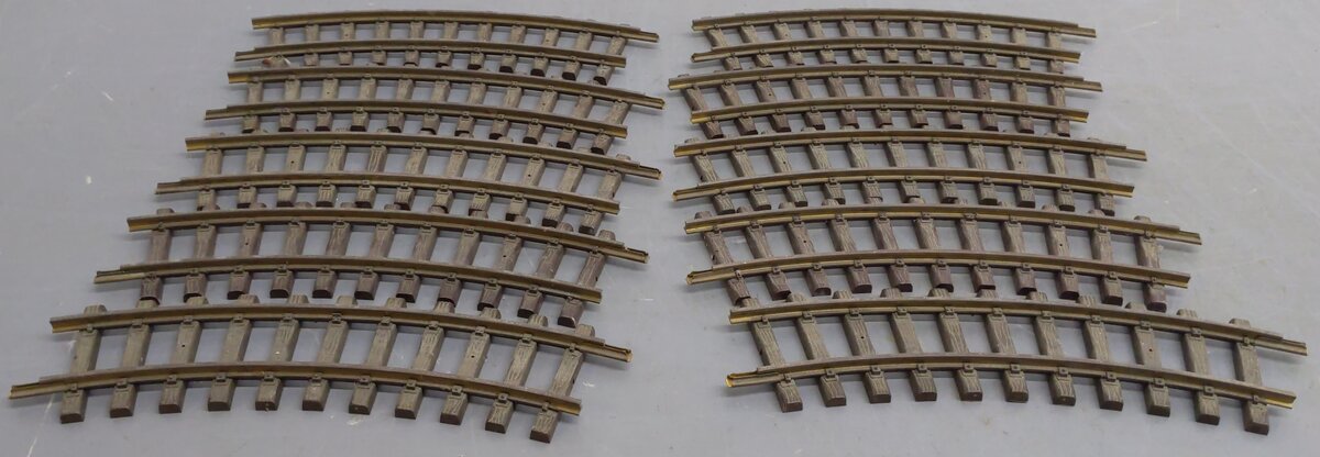 LGB 1100 G Scale Curved Track Sections [10] VG
