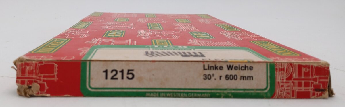 LGB 1215 G Scale Brass Left Hand Electric Switch/Turnout VG/Box